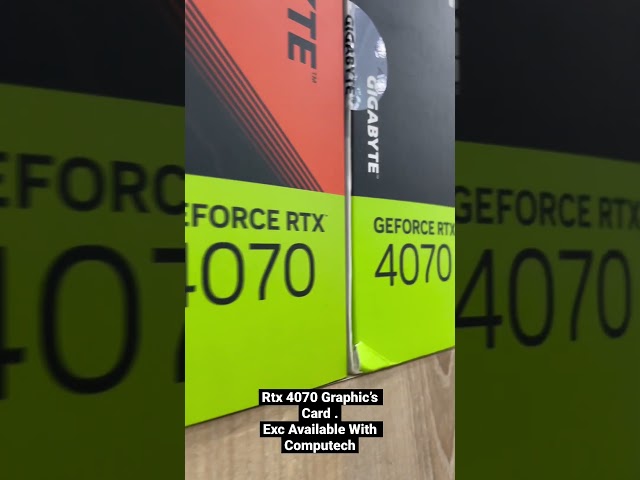 RTX 4070 GRAPHIC’s Card Exclusively Available In Computech . WWW.COMPUTECHSTORE.IN #gaming #pcbuild