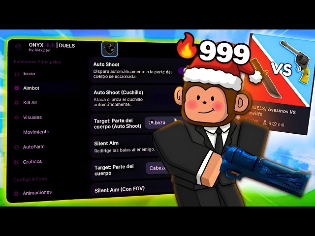 🗡️EL MEJOR SCRIPT PARA MURDERERS VS SHERIFFS [DUELS ]🔫|🔥 SKINS+ANIMACIÓN🔥|🎯AIMBOT🎯|🥶AUTO DISPARO🥶|