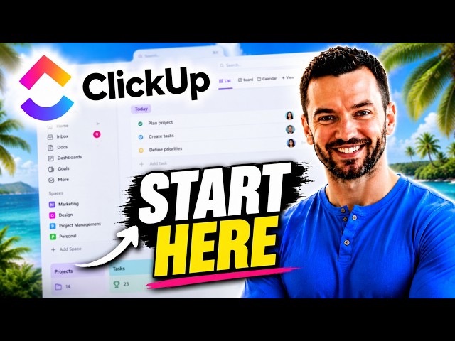 How To Use ClickUp For Beginners (ClickUp Tutorial 2026)