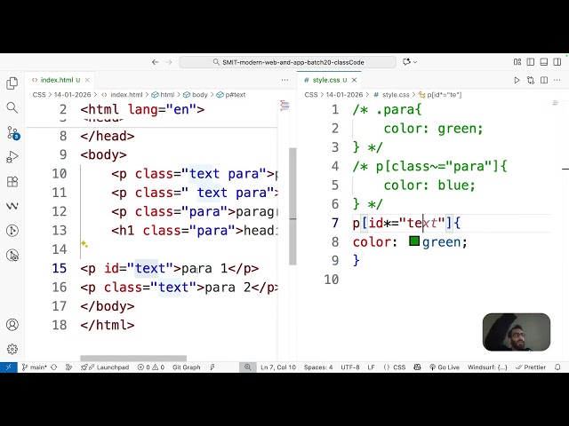 CSS | Class convention & max, min dimension | Class 14 | SMIT WMA Batch 20