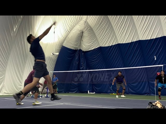 Badminton Quarter Final | Arif and Balaji Badminton Doubles Salem Cup 2021 NYC,USA [3]
