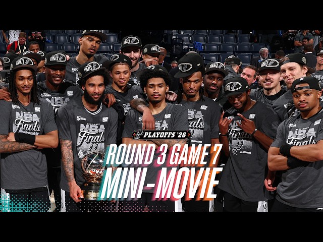 SPURS WIN WESTERN CONFERENCE FINALS - Playoffs Round 3 Game 7 Mini-Movie