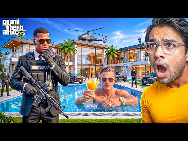 Franklin Becomes a MILLIONAIRE'S BODYGUARD in GTA 5! 🤑💰