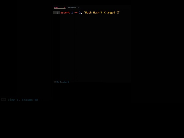 How To Assert Error Message In Python