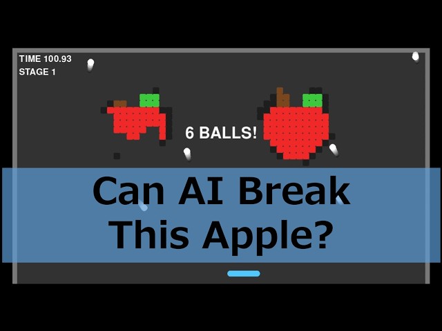 AI Pixel Breaker #001 | Apple Stage 🍎