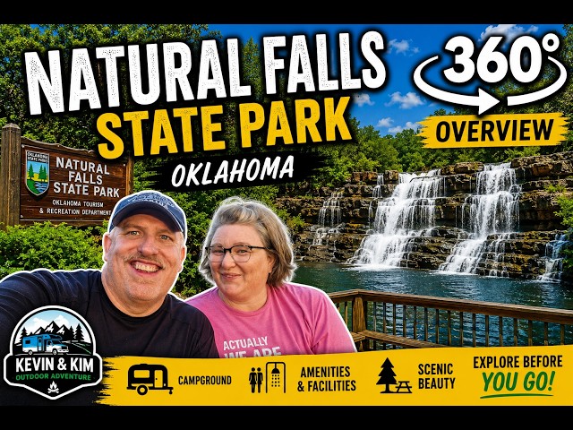 Natural Falls State Park Oklahoma | Full 360° Park Overview