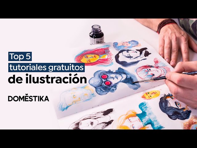 TOP 5 Tutoriales GRATIS de ilustración (para principiantes) | Domestika