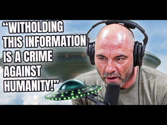 ROGAN says if people are withholding info about alien/tech/UAP, it is a crime against humanity.