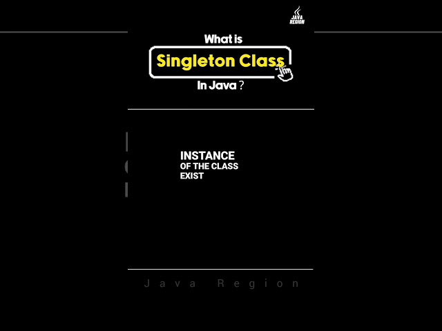 What is Singleton Class In Java  | Java interview questions and answers