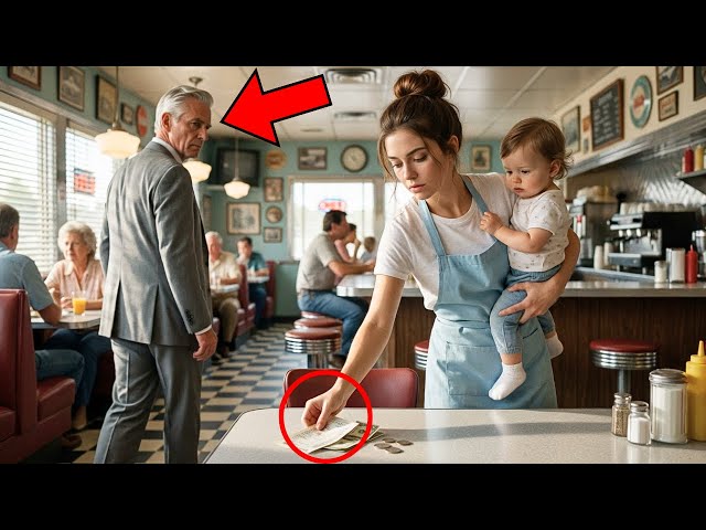 Billionaire Left a $0 Tip — But the Single-Mom Waitress Found a Secret Note Under His Plate