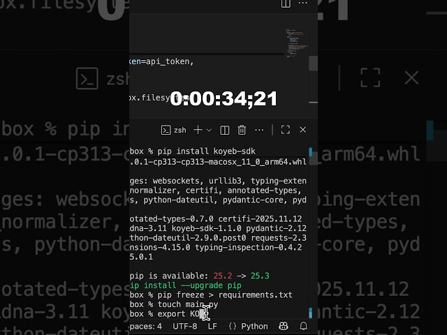 Build and run a Koyeb Sandbox in less than 60 seconds #aidevelopment #code #aiagents