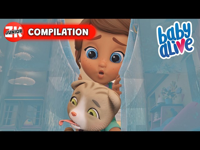 Hot vs Cold Science Experiments 🥶 Baby Alive | Episode Compilation | ZeeKay Junior