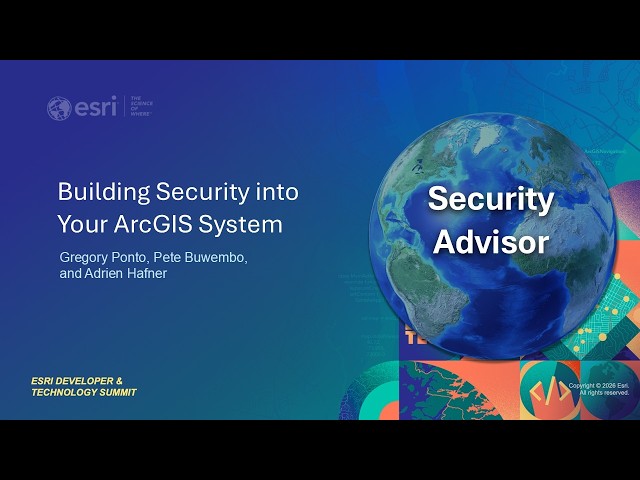 Building Security into Your ArcGIS System