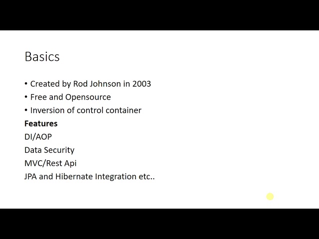 Spring Boot : Introduction
