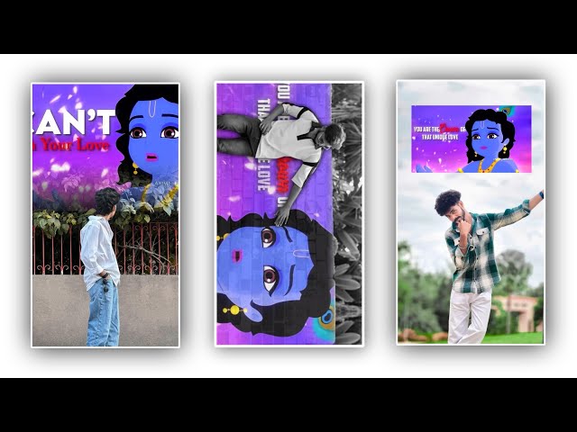 Most Viral Krishna 🦚 Video Editing in Alight motion Template Full Tutorial #trending #krishna #edit 