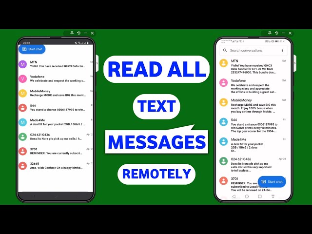 How To Read Text Messages Remotely On your Other Phone