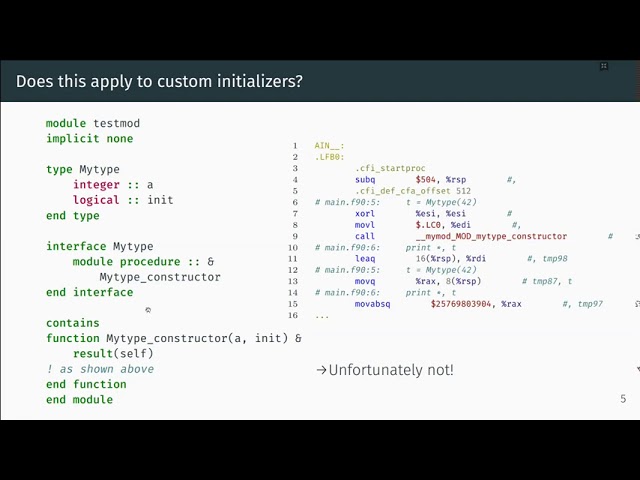 FortranCon2020 [Workshop, part2]: Object-oriented Fortran: Constructors and Patterns