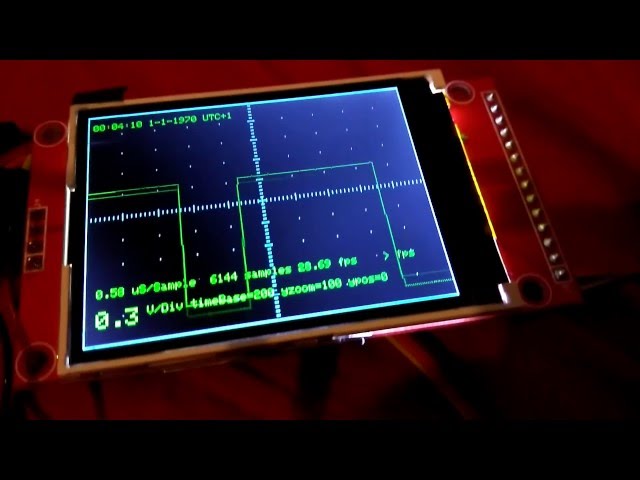 STM32duino $10 O-Scope revisited Overclocked!