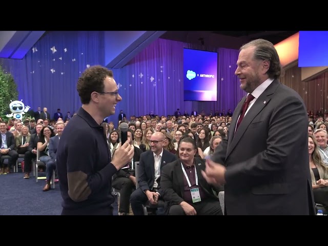 Dario Amodei x Marc Benioff: making use of Salesforce's data fluently with Claude
