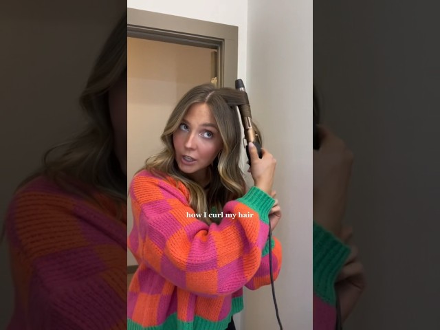 How to use a clamp curler by Lilly Myers🥰 #clampcurler #hairtutorials #curlinghair #beachwaves