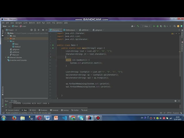 ☕ “Java-da Iterator və Spliterator Arasındakı Fərq”#Java #Programming #Iterator #Spliterator