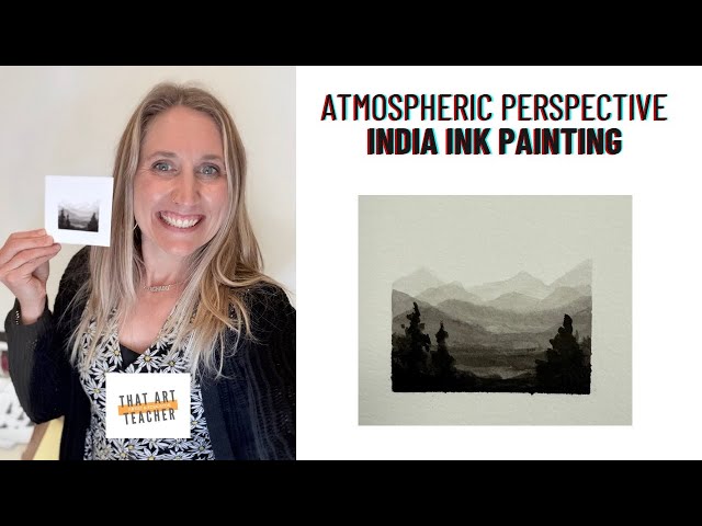 India Ink Landscape Tutorial: Atmospheric Perspective Made Easy