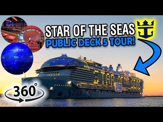 First Look at Deck 5 Vibes | Star of the Seas 360° Walkthrough