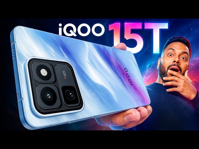 iQOO 15T Unboxing & First Look ⚡ 144Hz + 2K, D9500 Monster, 8000mAh & More