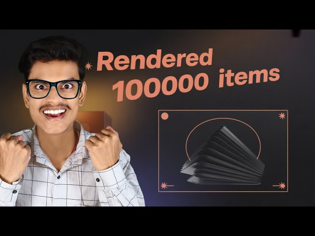 Virtualization In React JS | Rendering Long List In React | Performance Optimization