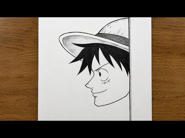 How to Draw Luffy Easy | Step-by-Step One Piece Drawing Tutorial
