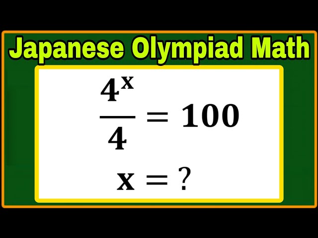 Japanese| Algebra Olympiad Mathematics| Can you solve this? 