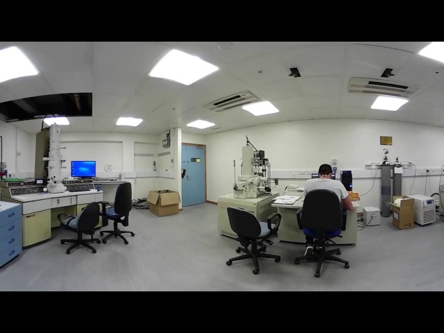 Scanning electron microscope suite  - 360 tour at UCL