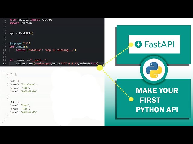 ✅ Python | Setup SIMPLE REST API with FastAPI (Under 2 mins)
