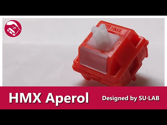 Only 12.5°! | HMX Aperol linear switch sound test review