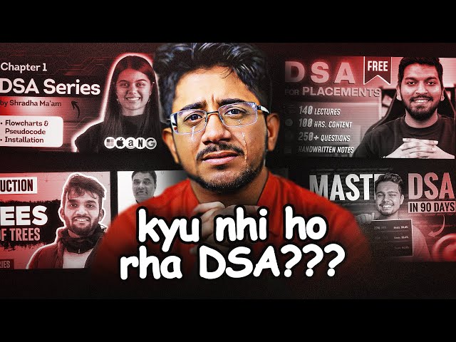 DSA Playlists Are Making You DUMB! [RANT] | Vivek Gupta