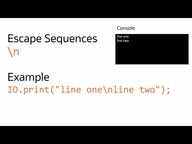 How to Use Escape Characters in Java (\n, \t, \" and More)