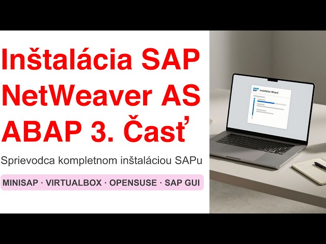 Online kurz SAP Administrátor - Ako Nainštalovať SAP NetWeaver AS ABAP Developer ZADARMO? 3. Časť