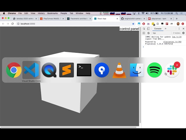 Animech DataTjej 2020 live coding partial screen recording