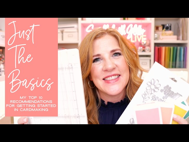 10 Things You Need To Get Started In Cardmaking | #10 Is FREE! | Just The Basics