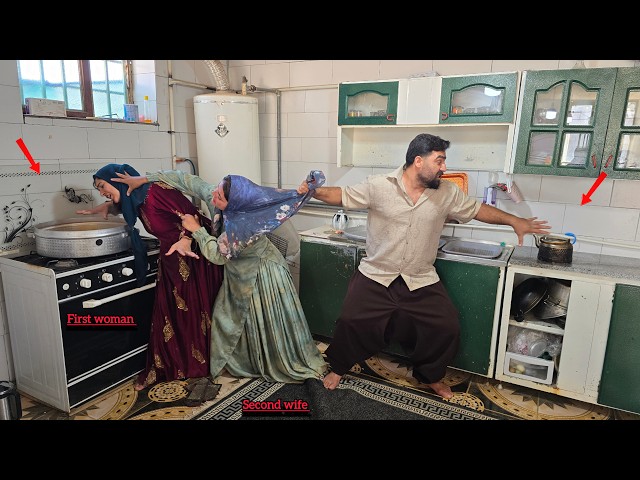 Amir's rage over his second wife's brutal attack on his first wife.