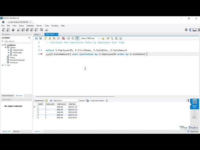06 SQL Interview Guide: Cumulative Sum for Each Employee | Must-Know SQL Interview Question.