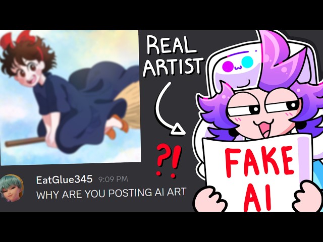Pretending to be an AI ARTIST.. (AS A REAL ARTIST)