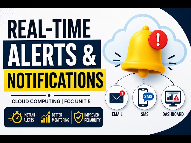 Real-Time Alerts & Notifications 🔔 | Cloud Monitoring Explained | FCC Unit 5