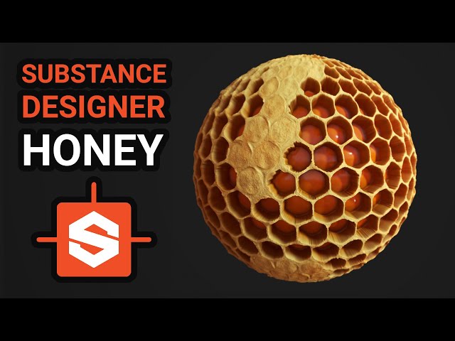 Substance Designer Beginner Tutorial - Honey Comb