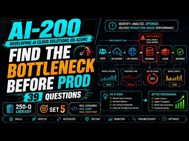 AI-200 Exam Prep Question & Answer 2026 | Microsoft Azure AI Cloud Developer Associate | 39Q | Set 5