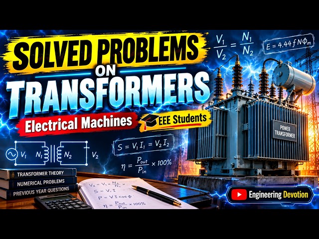 Solved Problems on Transformers | Electrical Machines | EEE Numerical Problems