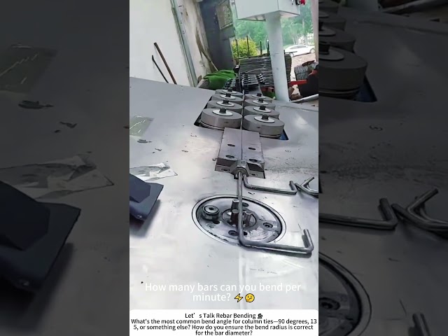 Rebar Bending Machine – Fast, Precise, Essential 🏗️⚙️