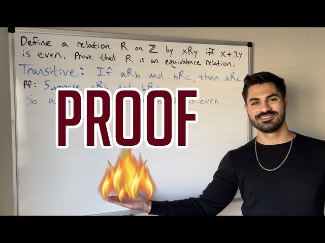 Proving a Relation is an Equivalence Relation | Example 1