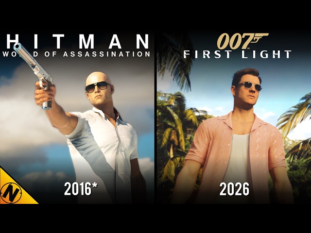 007 First Light vs Hitman: World of Assassination | Direct Comparison