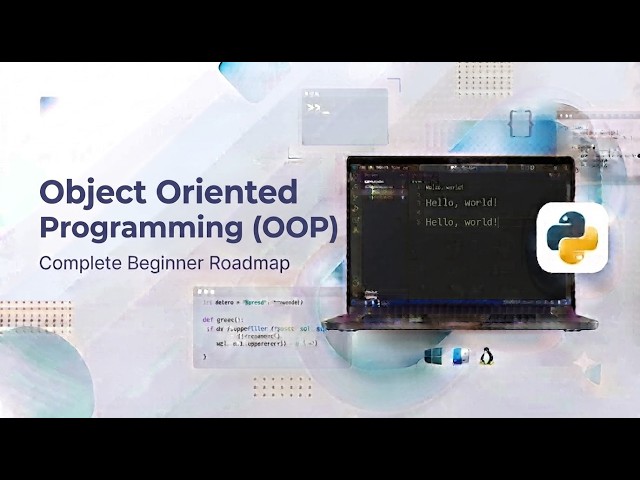 Python OOP Explained for Beginners (2026) 🐍 | Classes, Objects & __init__(), self Function.(Part 1)